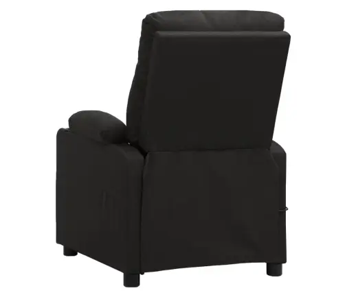 Elektrinis Masažinis Krėslas, Juodos Spalvos, Audinys