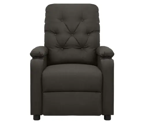 Elektrisks Masāžas Krēsls, Pelēkbrūns Audums Vidaxl