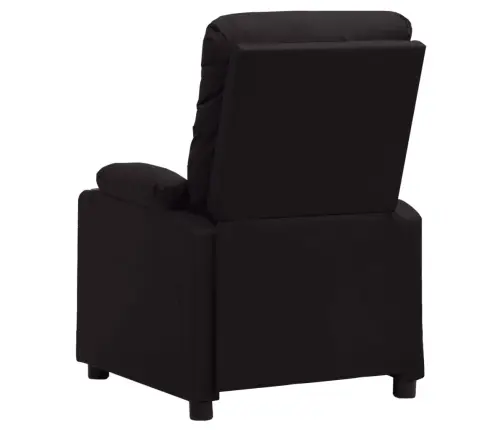 Elektrinis Atlošiamas Krėslas, Juodos Spalvos, Dirbtinė Oda