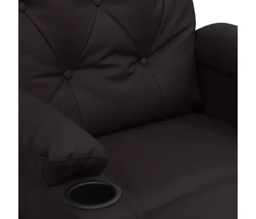 Elektrinis Atlošiamas Krėslas, Juodos Spalvos, Dirbtinė Oda