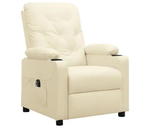 Elektriline Tugitool, Kreemjas, Kunstnahk