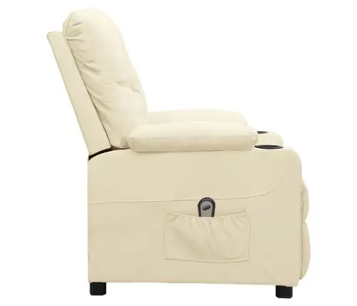 Elektriline Tugitool, Kreemjas, Kunstnahk