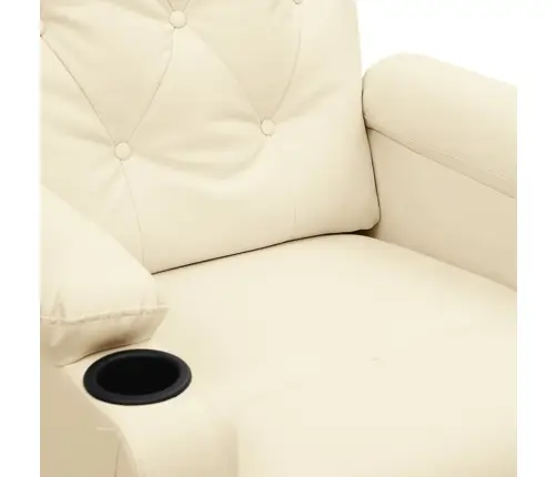 Elektriline Tugitool, Kreemjas, Kunstnahk