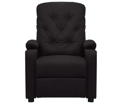 Elektrisks Masāžas Krēsls, Melna Mākslīgā Āda Vidaxl