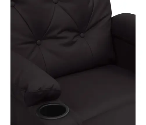 Elektrisks Masāžas Krēsls, Melna Mākslīgā Āda Vidaxl