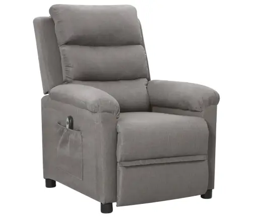 Elektrisks Atpūtas Krēsls, Atgāžams, Gaiši Pelēks Audums Vidaxl Elektrisks Atpūtas Krēsls, Atgāžams, Gaiši Pelēks Audums Vidaxl