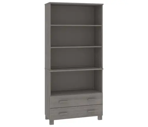 Komoda Hamar, Šviesiai Pilkos Spalvos, Pušies Medienos Masyvas