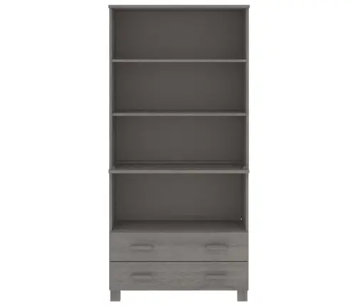 Komoda Hamar, Šviesiai Pilkos Spalvos, Pušies Medienos Masyvas