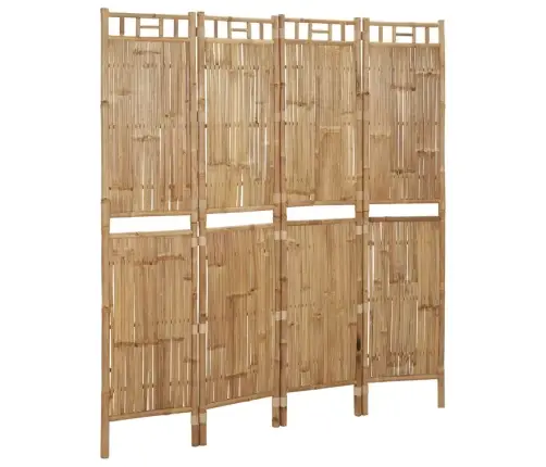 4-Paneļu Istabas Aizslietnis, Bambuss, 160X180 Cm Vidaxl