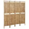 4-Paneļu Istabas Aizslietnis, Bambuss, 160X180 Cm Vidaxl