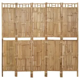 5-Paneļu Istabas Aizslietnis, Bambuss, 200X180 Cm Vidaxl 5-Paneļu Istabas Aizslietnis, Bambuss, 200X180 Cm Vidaxl