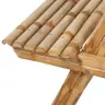 Piknika Galds, 115X115X81 Cm, Bambuss Vidaxl