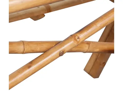 Piknika Galds, 115X115X81 Cm, Bambuss Vidaxl