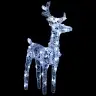 Ziemassvētku Dekorācija, Ziemeļbrieži Un Kamanas, 240 Led Vidaxl