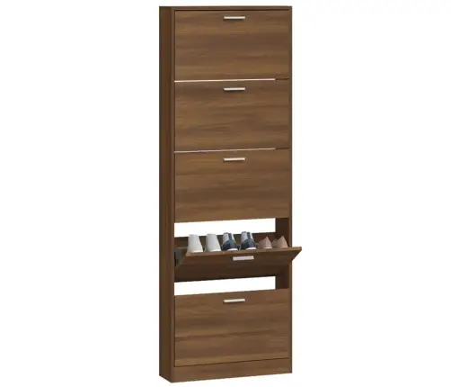 Jalatsikapp, Pruun Tamm, 59X17X169 cm Tehispuit