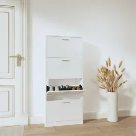 Apavu Skapītis, Spīdīgi Balts, 59X17X150 Cm, Inženierijas Koks Vidaxl Apavu Skapītis, Spīdīgi Balts, 59X17X150 Cm, Inženierijas Koks Vidaxl