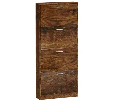 Apavu Plaukts, Ozolkoka Krāsa, 59X17X150 Cm, Inženierijas Koks Vidaxl