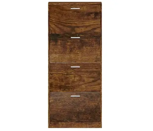 Apavu Plaukts, Ozolkoka Krāsa, 59X17X150 Cm, Inženierijas Koks Vidaxl