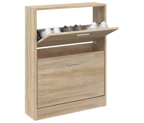 Batų Spintelė, Ąžuolo Spalvos, 59X17X81 cm Inžinerinė Mediena