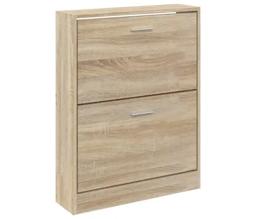 Apavu Skapis, Ozols, 59X17X81 Cm, Inženierkoks Vidaxl