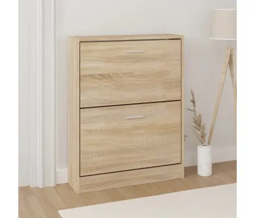 Batų Spintelė, Ąžuolo Spalvos, 59X17X81 cm Inžinerinė Mediena