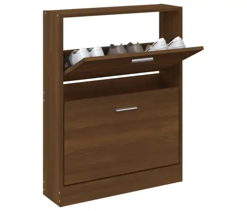 Spintelė Batams, Ruda Ąžuolo, 59X17X81cm Apdirbta Mediena