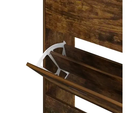 Spintelė Batams, Dūminio Ąžuolo, 63X24X147cm Apdirbta Mediena