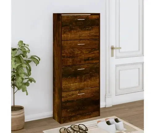 Spintelė Batams, Dūminio Ąžuolo, 63X24X147cm Apdirbta Mediena