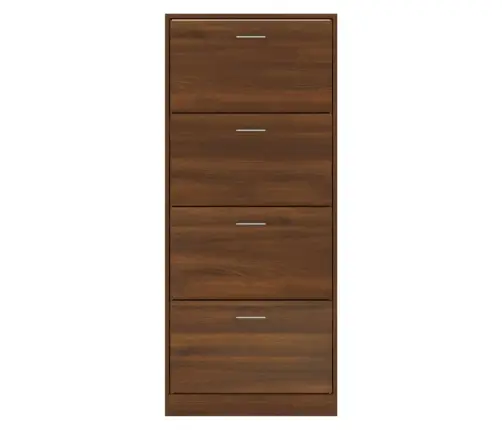 Apavu Plaukts, Ozolkoka Krāsa, 63X24X147 Cm, Inženierijas Koks Vidaxl