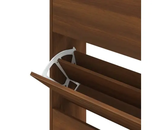 Apavu Plaukts, Ozolkoka Krāsa, 63X24X147 Cm, Inženierijas Koks Vidaxl