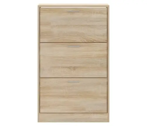 Apavu Plaukts, Ozolkoka Krāsa, 63X24X103 Cm, Inženierijas Koks Vidaxl