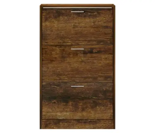 Apavu Plaukts, Dūmakains Ozols, 63X24X103 Cm, Inženierijas Koks Vidaxl