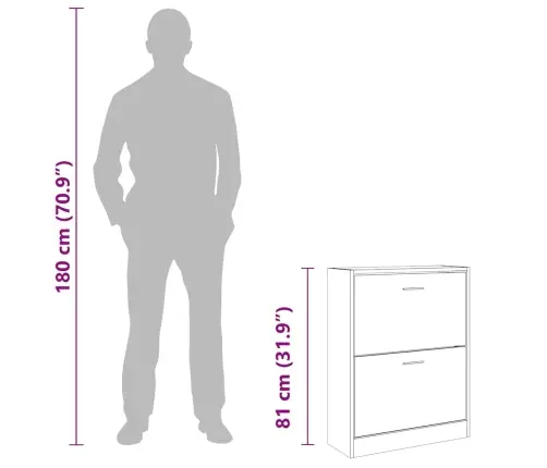 Jalatsikapp, Must, 63 X 24 X 81 cm Tehispuit