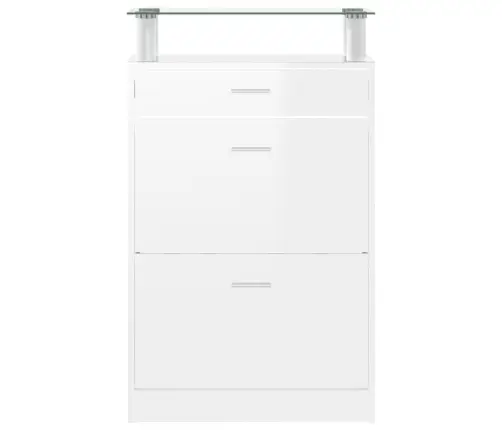 Spintelė Batams, Balta, 63X24X104cm Apdirbta Mediena, Blizgi