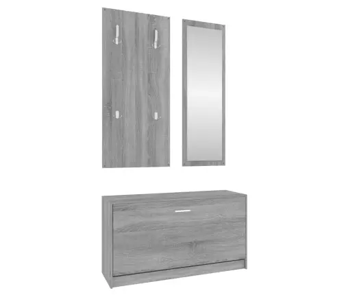 Kolm Ühes Kingakappide Komplekt, Hall Sonoma Tamm, Tehispuit