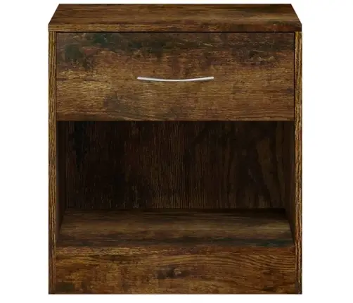 Naktsskapīši Ar Atvilktni, 2 Gab., Ozolkoka Krāsa Vidaxl