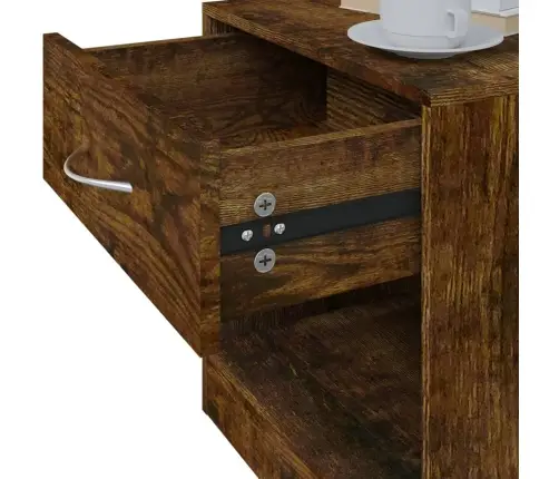 Naktsskapīši Ar Atvilktni, 2 Gab., Ozolkoka Krāsa Vidaxl