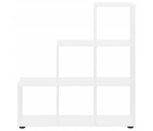 Trepi Raamaturiiul, Kõrgläikega Valge, 107 cm Tehispuit