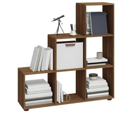 Trepi Raamaturiiul, Pruun Tamm, 107 cm Tehispuit