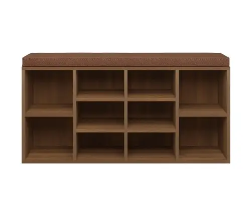 Batų Suoliukas, Rudas Ąžuolo, 103X30X48cm Apdirbta Mediena