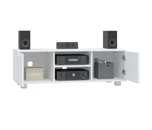 Tv Skapītis, Balts, 120X40,5X35 Cm, Inženierijas Koks Vidaxl