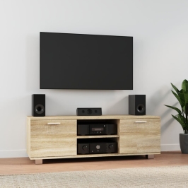 Tv Skapītis, Sonomas Ozola, 120X40,5X35 Cm, Inženierijas Koks Vidaxl