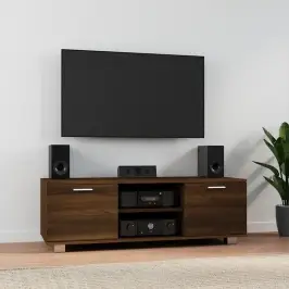 Tv Skapītis, Brūna Ozolkoka, 120X40,5X35 Cm, Inženierijas Koks Vidaxl