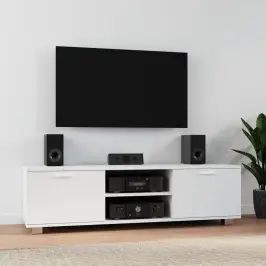 Tv Skapītis, Balts, 140X40,5X35 Cm, Inženierijas Koks Vidaxl