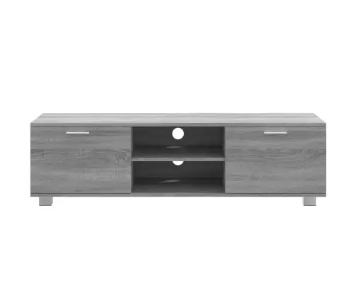 Tv Skapītis, Pelēks, 140X40,5X35 Cm, Inženierijas Koks Vidaxl