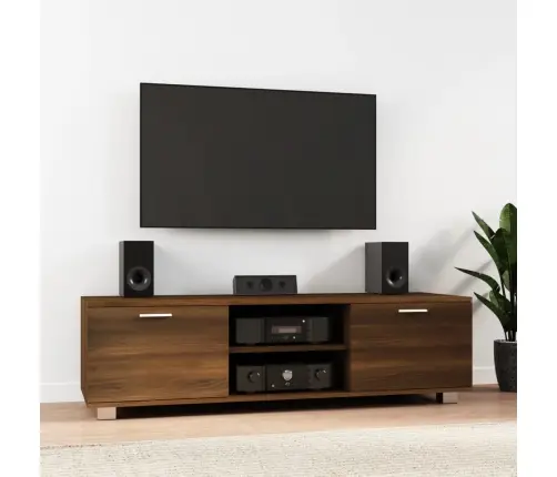 Telerikapp, Pruun Tamm, 140 X 40,5 X 35 cm Tehispuit