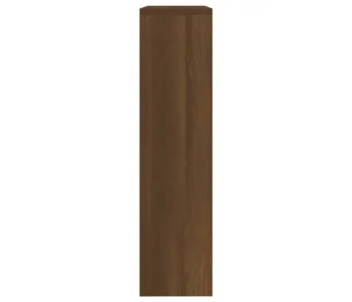 Apavu Plaukts Ar Spoguli, 2 Nodalījumi, Ozolkoka, 63X17X67 Cm Vidaxl