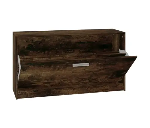 Apavu Plaukts, Dūmakains Ozols, 80X24X45 Cm, Inženierijas Koks Vidaxl