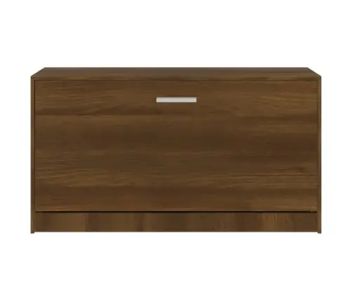 Batų Suoliukas, Rudas Ąžuolo, 80X24X45cm Apdirbta Mediena