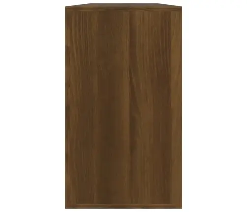 Batų Suoliukas, Rudas Ąžuolo, 80X24X45cm Apdirbta Mediena